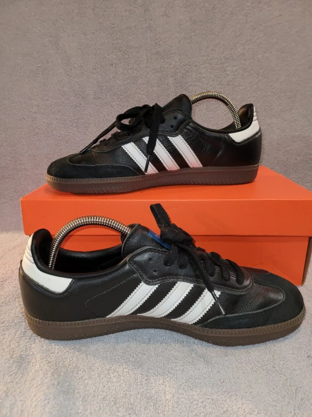 Adidas Samba ADV Men's Size 8 Originals Black White Gum Sneakers IE3100 (#2351)